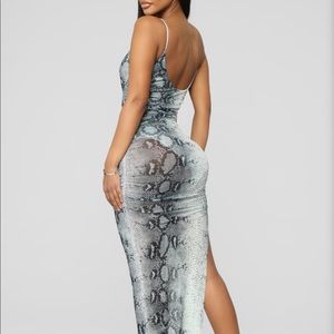 Riches snake skin dress